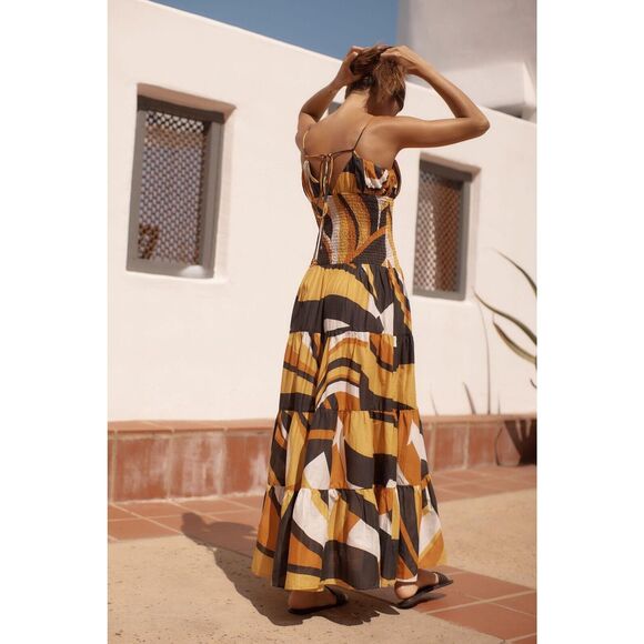 Anthropologie The Josephine Smocked Drop-Waist Dress - Picture 4 of 7